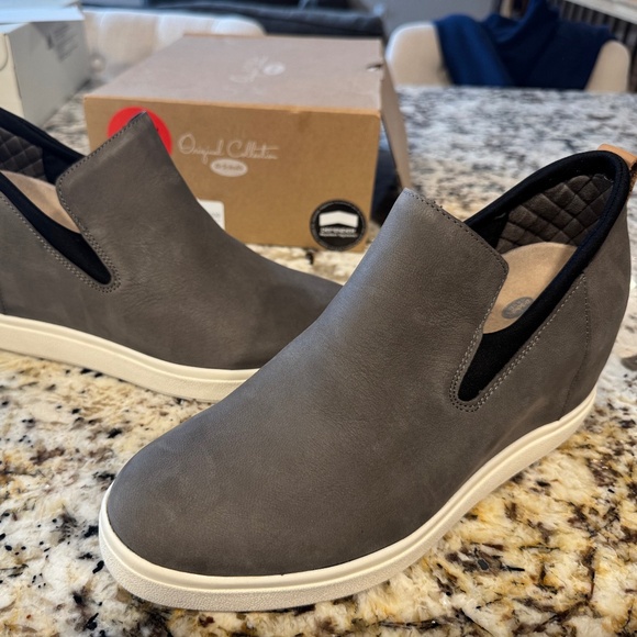 New (in box) Dr. Scholl’s Original Collection 8.5 Gray Wedge Slip On Scarlette - Picture 1 of 10